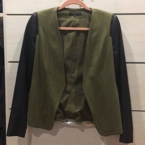 Theory leather blazer P / XS